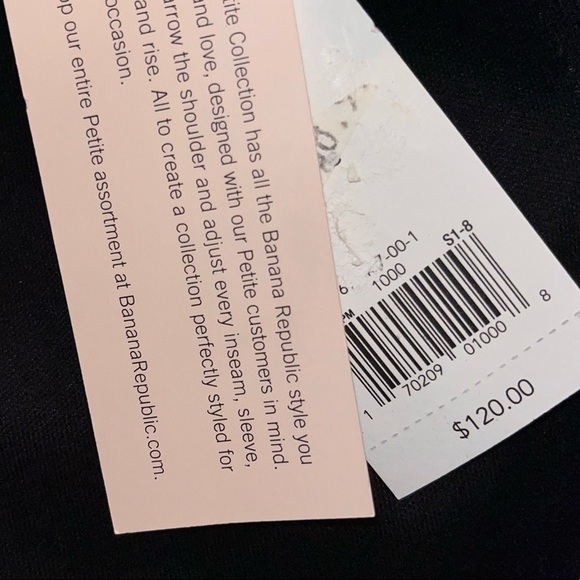 NWT• Banana Republic Black Stretchy Dress Size OOP - Picture 8 of 9